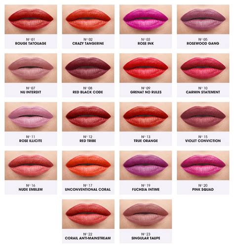 YSL Tatouage Couture Liquid Matte Lip Stain Dupes 